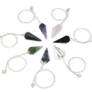Pendulo de piedras semipreciosas