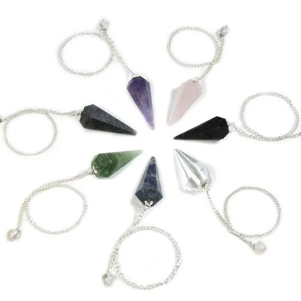 Pendulo de piedras semipreciosas