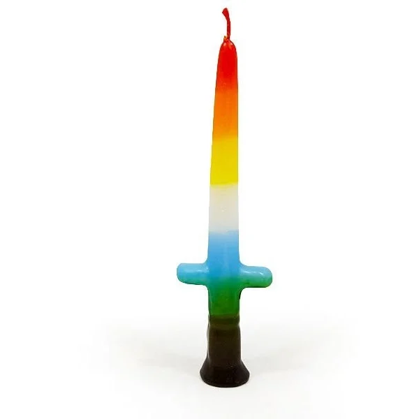 Vela espada  7 colores silvia