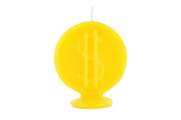 Vela moneda signo peso