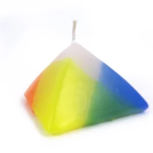 Vela piramide 7 colores