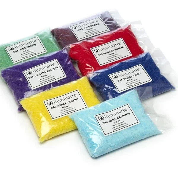 Sal esotéricas  aromáticas 500 gramos