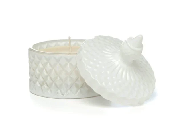 Vela caramelera blanca
