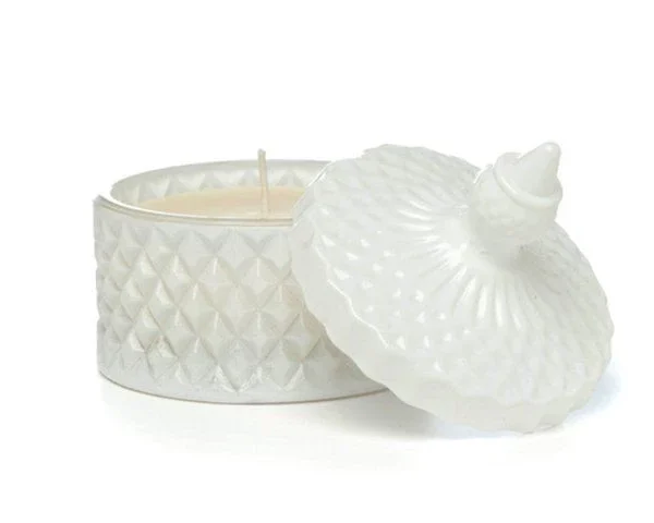 Vela caramelera blanca chica