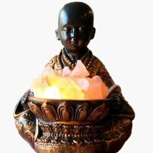 Lampara de sal monje 22 cm