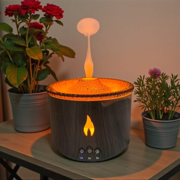 Humi Geiser negro 11 cm c/ control