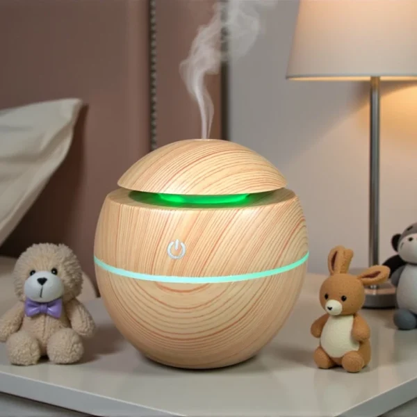 Humi simil madera led c/ filtro 10 cm