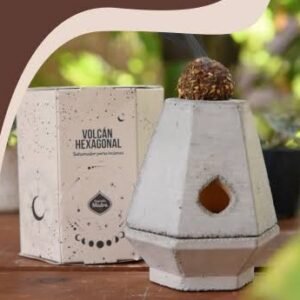 Sahumador volcan hexagonal