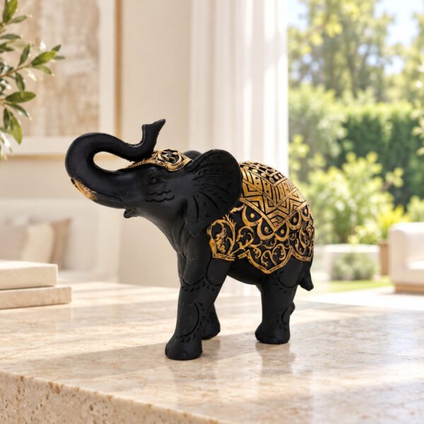 Elefante negro y otro 8 cm